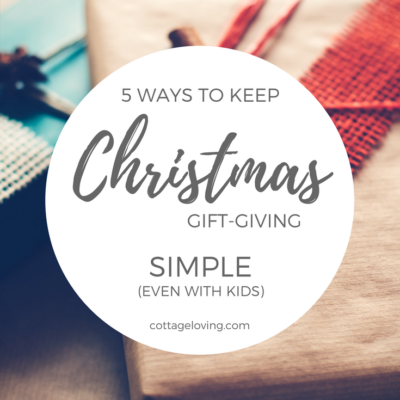 Five Ways To Keep Christmas Gift-Giving Simple