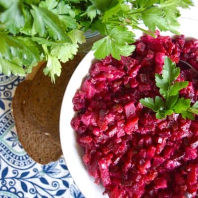 Vinaigrette Salad (Russian Potato Salad with Beets)